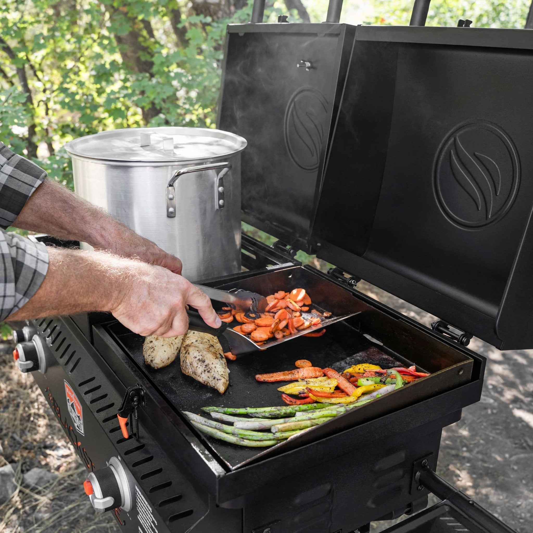 17” Griddle & Grill Combo