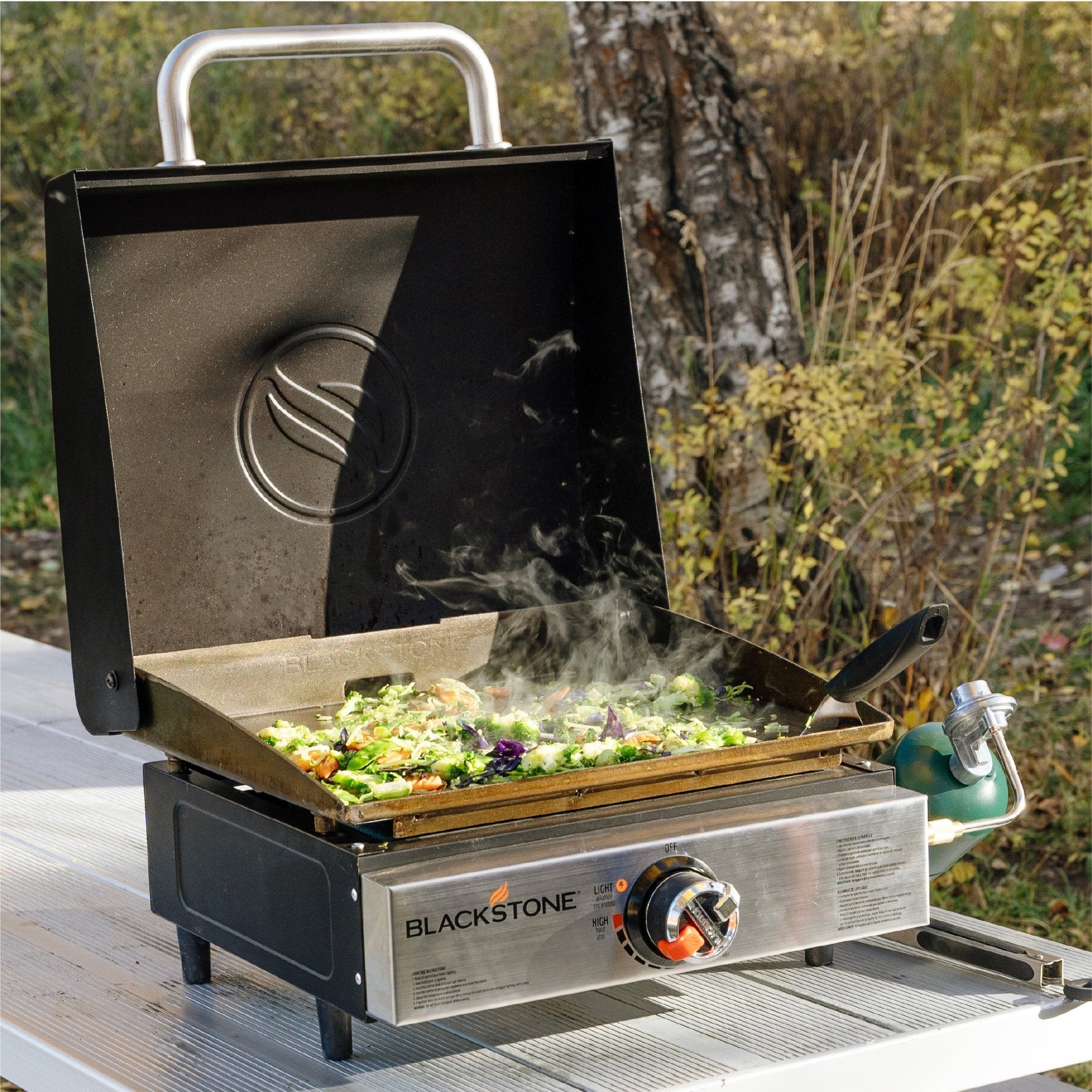 17" Tabletop Griddle with Hood