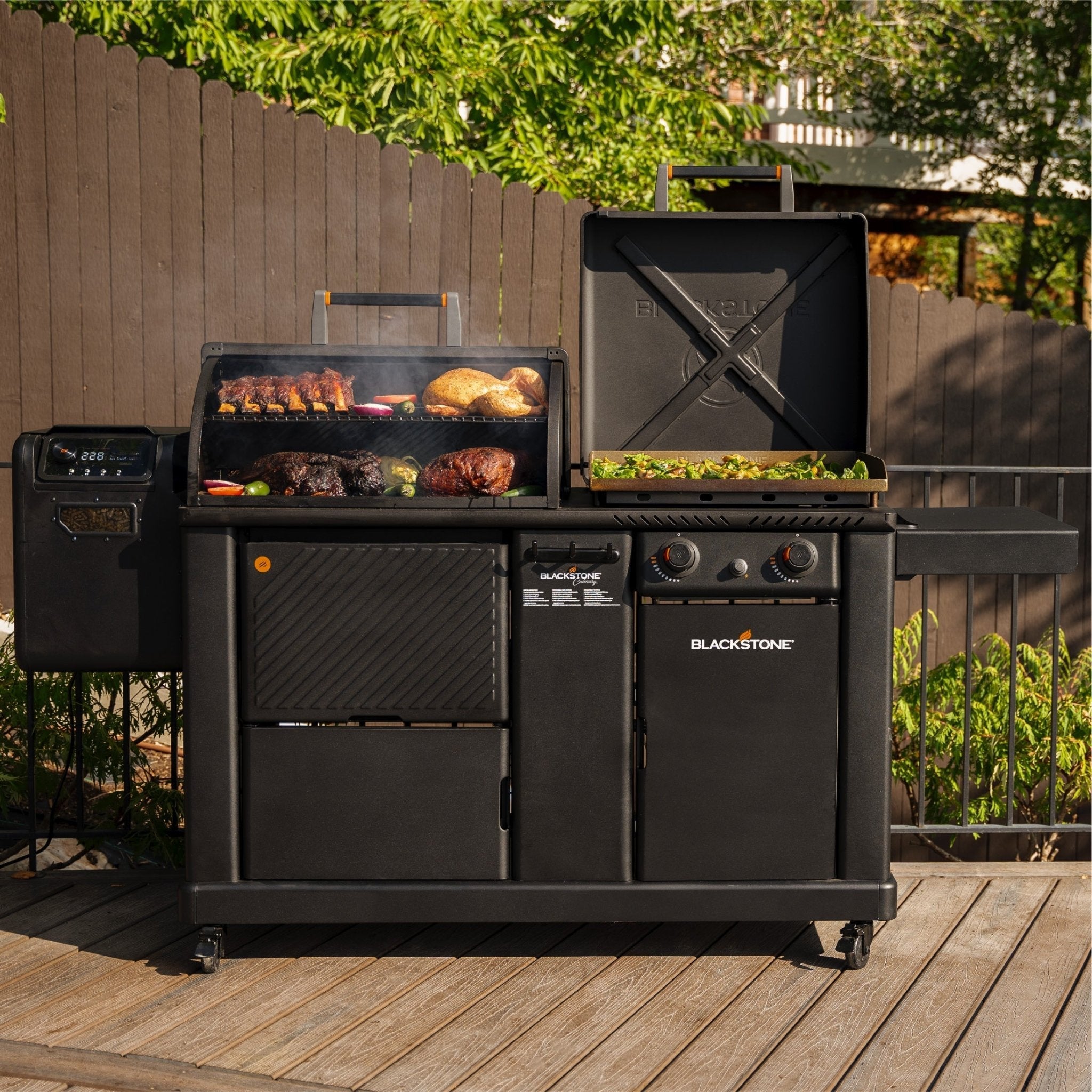 22" XL Griddle Pellet Grill Combo