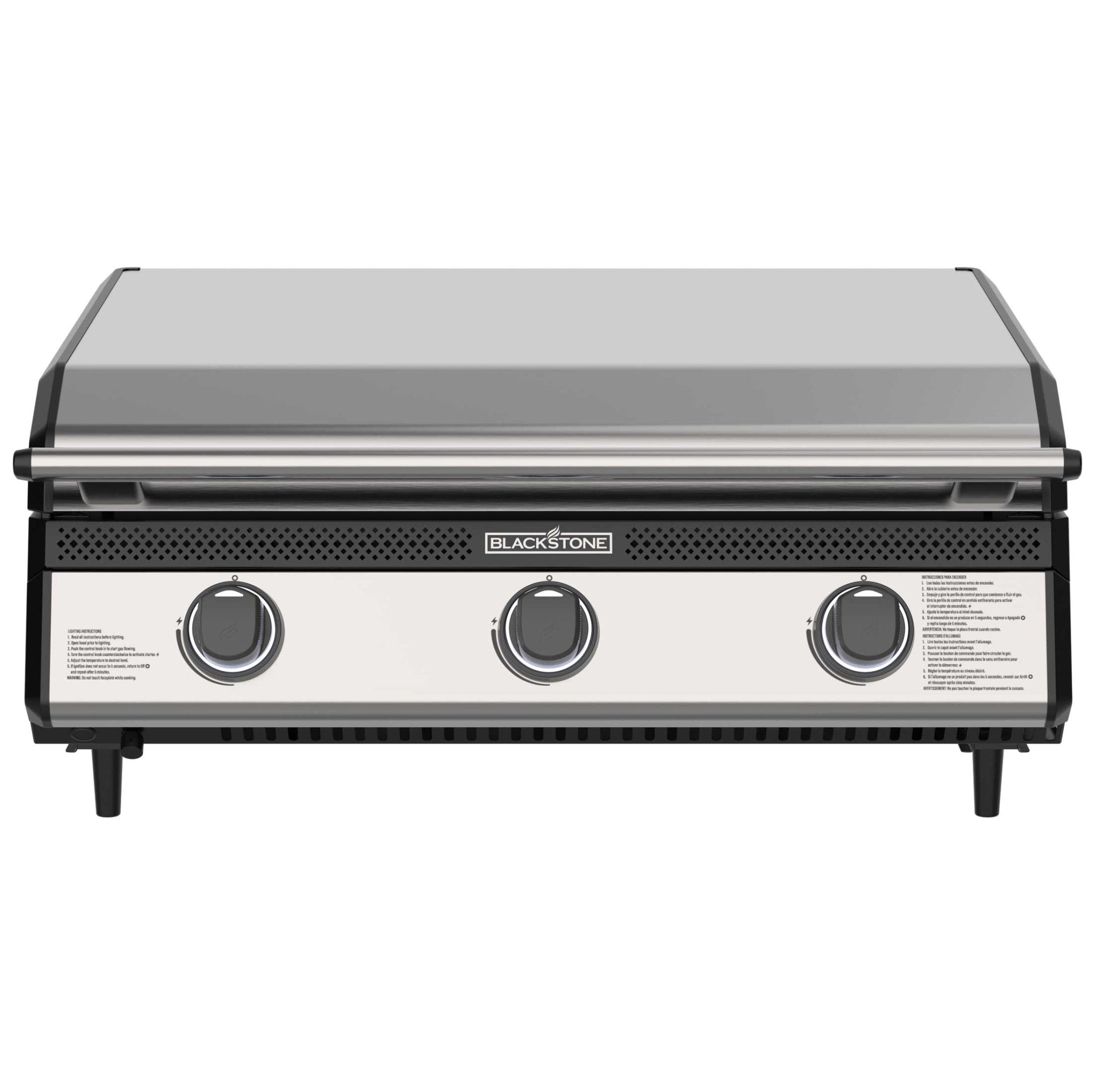 28" Deep Kitchen Griddle in Stainless Steel w/Hood