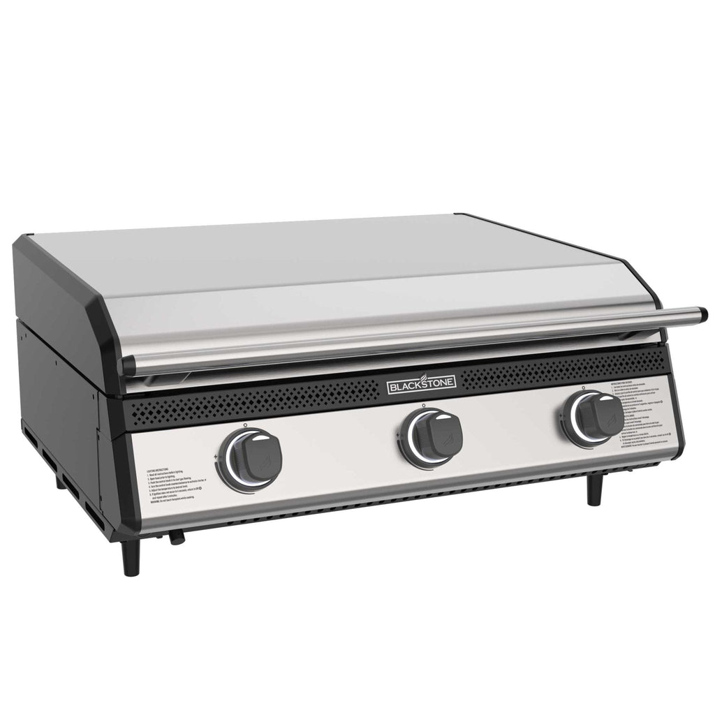 28" Deep Kitchen Griddle in Stainless Steel w/Hood