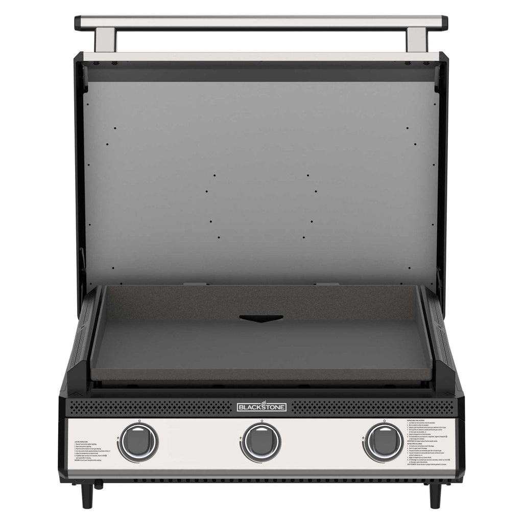 28" Deep Kitchen Griddle in Stainless Steel w/Hood