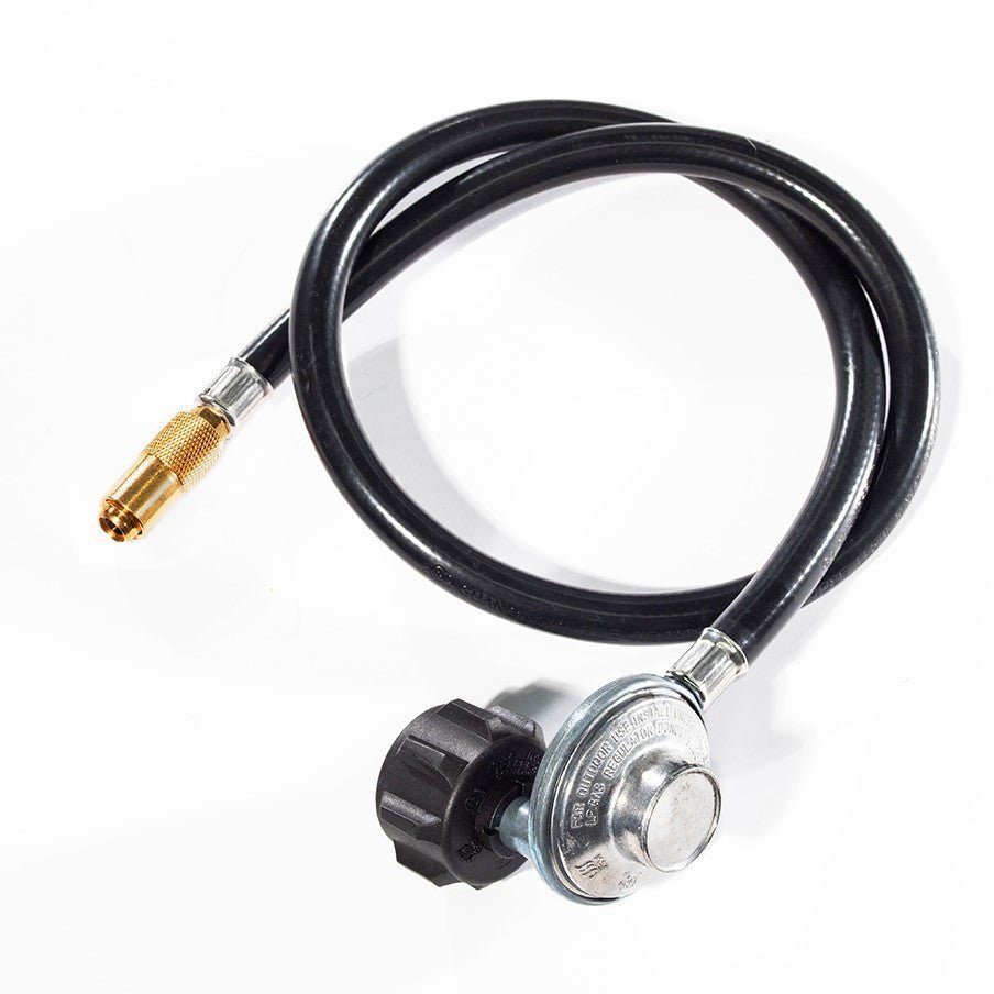 Bulk tank adapter with regulator