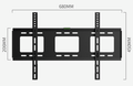 Fixed Bar and Griddle TV Mount