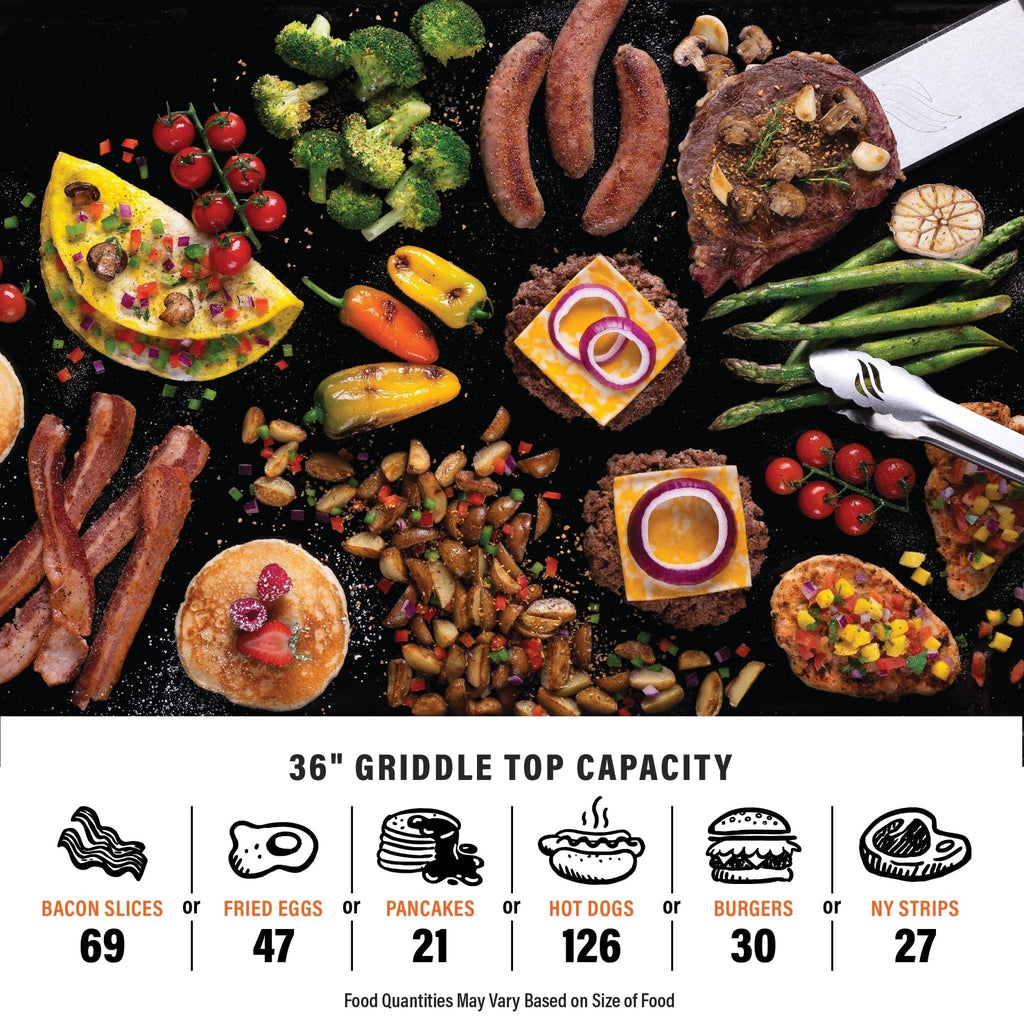 36” Griddle with Hard Cover (Natural Gas)