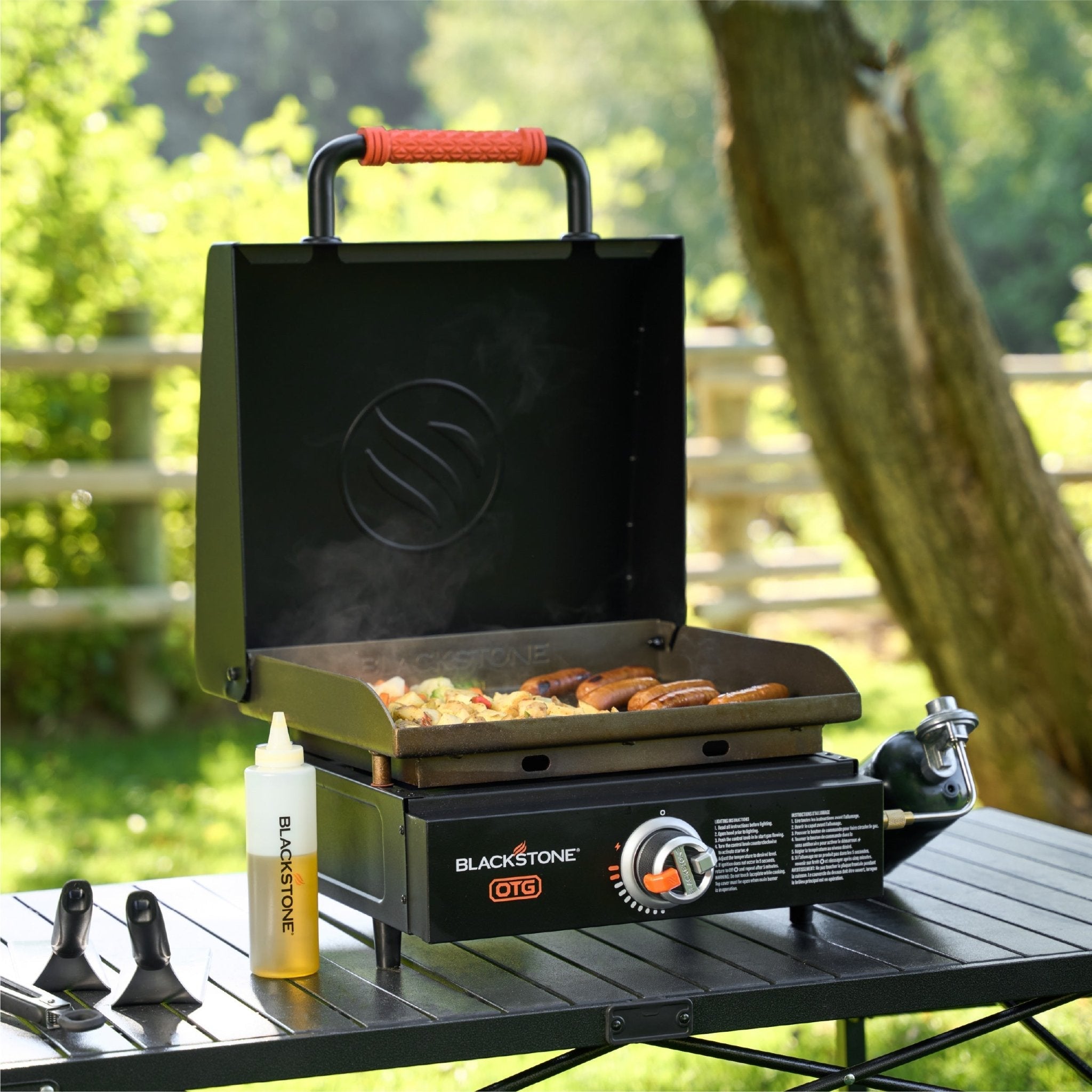 17" Tabletop Griddle with Hood
